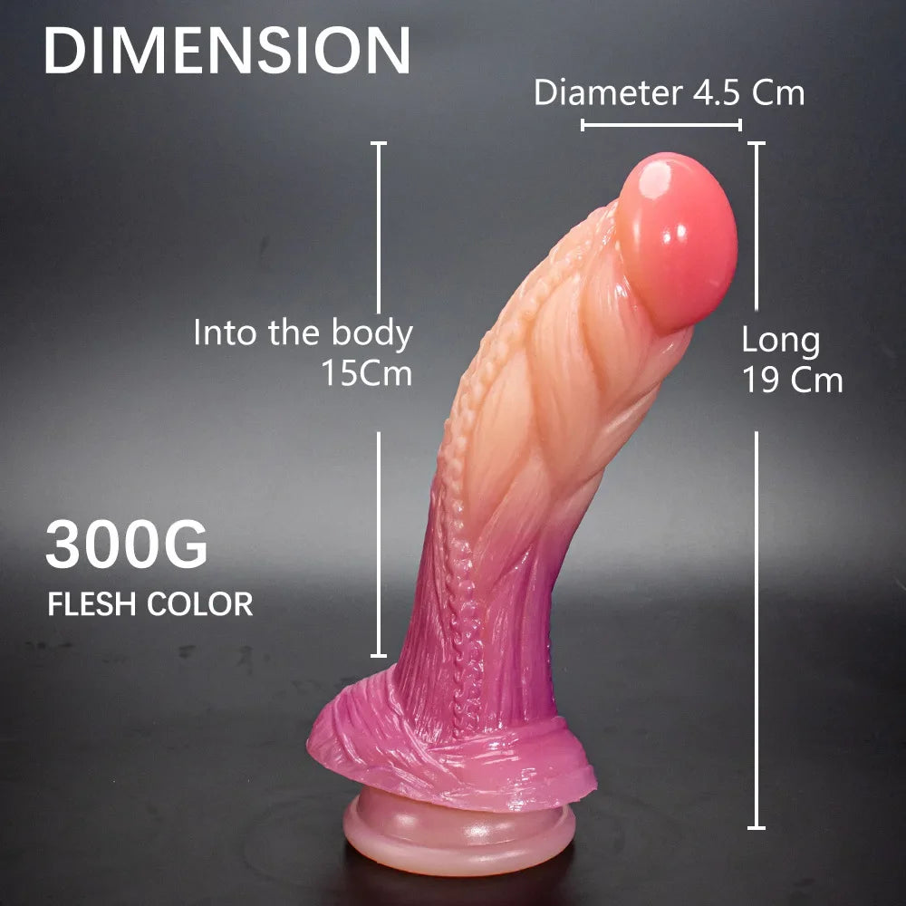 S/M Sizes Monster Dragon Dildo Suction Cup Animal Dildos Masturbator for Women Prefect Thick Anal Butt Plug Sex Toys for Couples