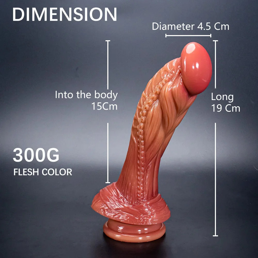 S/M Sizes Monster Dragon Dildo Suction Cup Animal Dildos Masturbator for Women Prefect Thick Anal Butt Plug Sex Toys for Couples