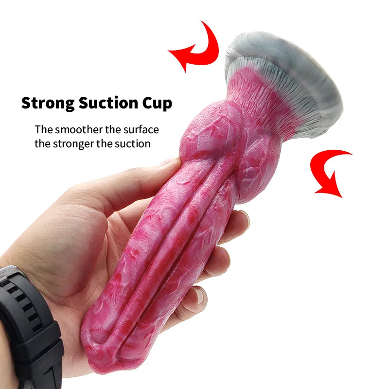 YOCY Curved  Knot Dildo Gory Monster Silicone Fantasy Anal Plug Prostate G-Spot Vaginal Massager Sex Toy For Women Men