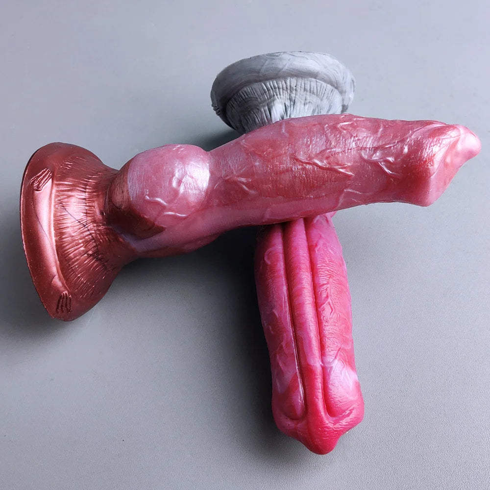 YOCY Curved  Knot Dildo Gory Monster Silicone Fantasy Anal Plug Prostate G-Spot Vaginal Massager Sex Toy For Women Men