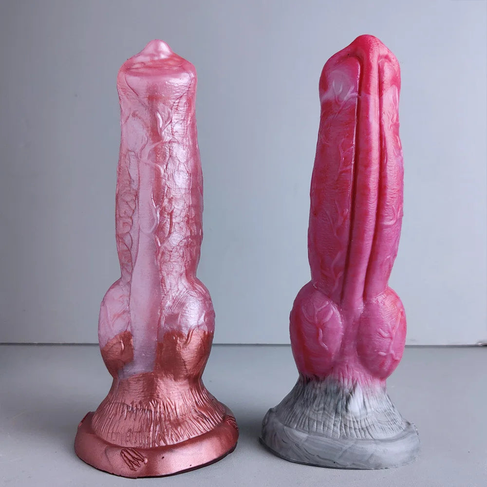 YOCY Curved  Knot Dildo Gory Monster Silicone Fantasy Anal Plug Prostate G-Spot Vaginal Massager Sex Toy For Women Men