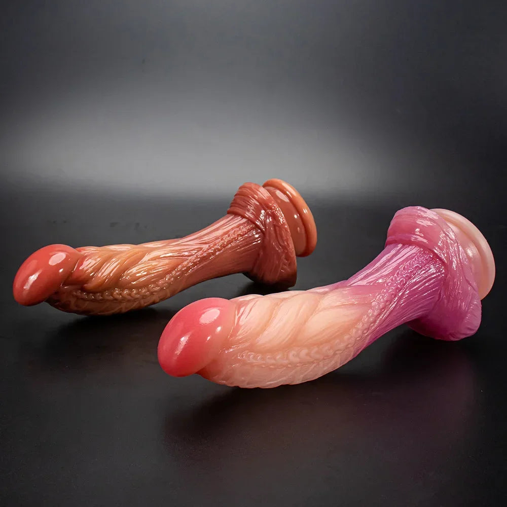 S/M Sizes Monster Dragon Dildo Suction Cup Animal Dildos Masturbator for Women Prefect Thick Anal Butt Plug Sex Toys for Couples
